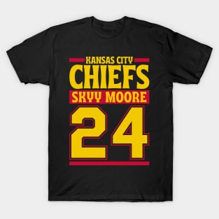 Kansas City Chiefs Skyy Moore 24 American Football Team T-Shirt